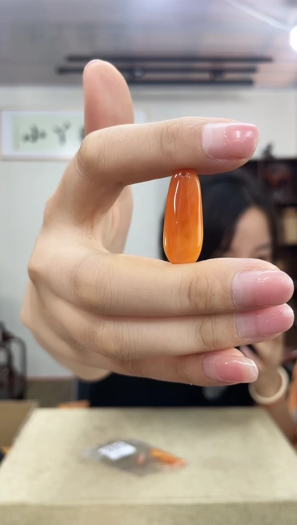 乌木类端景台395红红红色水滴珠子木木木大号