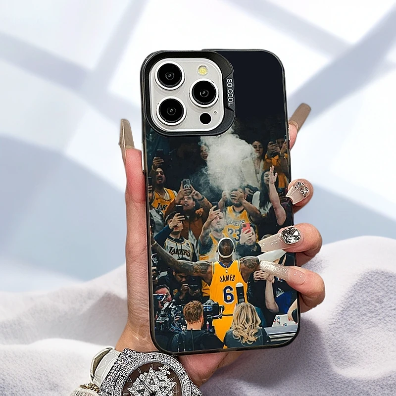 磁吸詹姆斯手机壳苹果16promax男生iphone17磨砂13湖人队11小众15