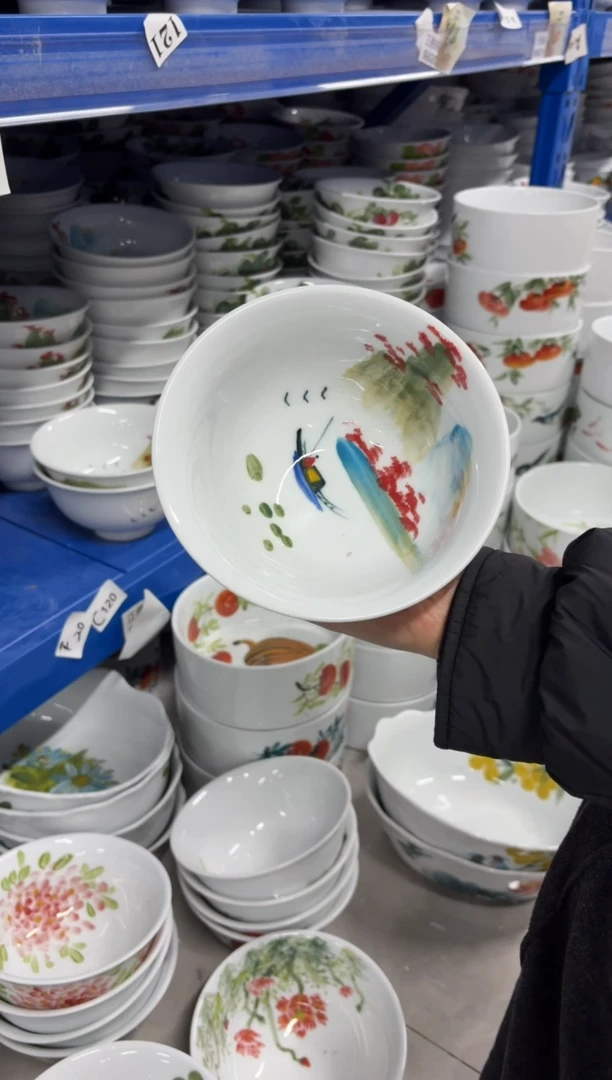 景德镇高温陶瓷食品级手绘釉中彩-正德碗