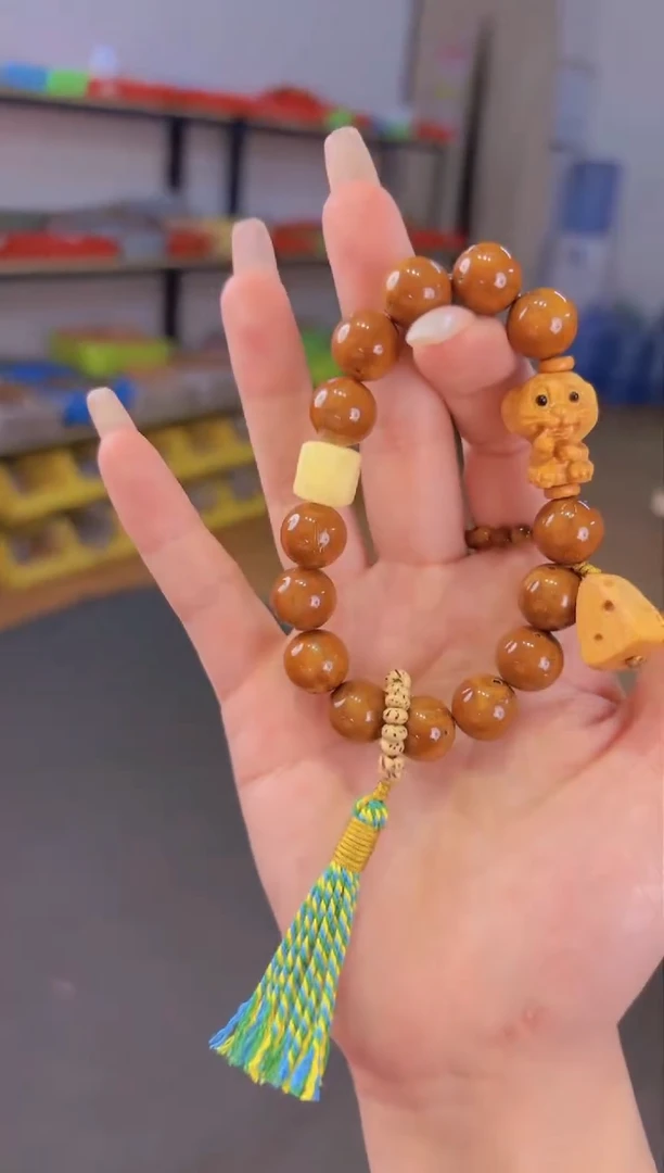 【闪购商品】菩提根/象牙果吊坠 13mm紫金鼠杰瑞