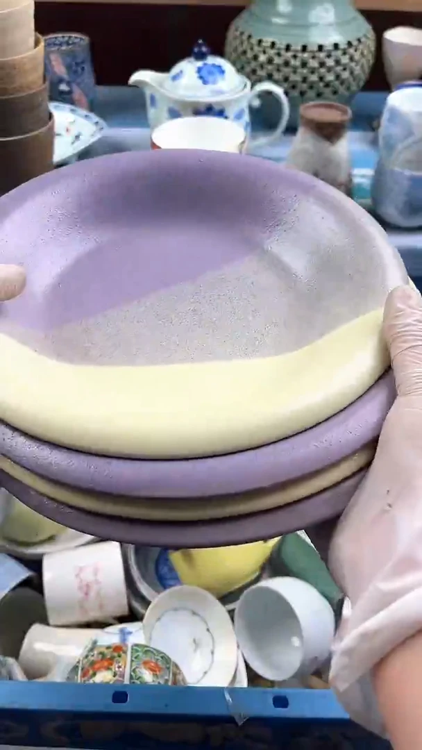 瓷片英歌瓷器满19.9包邮