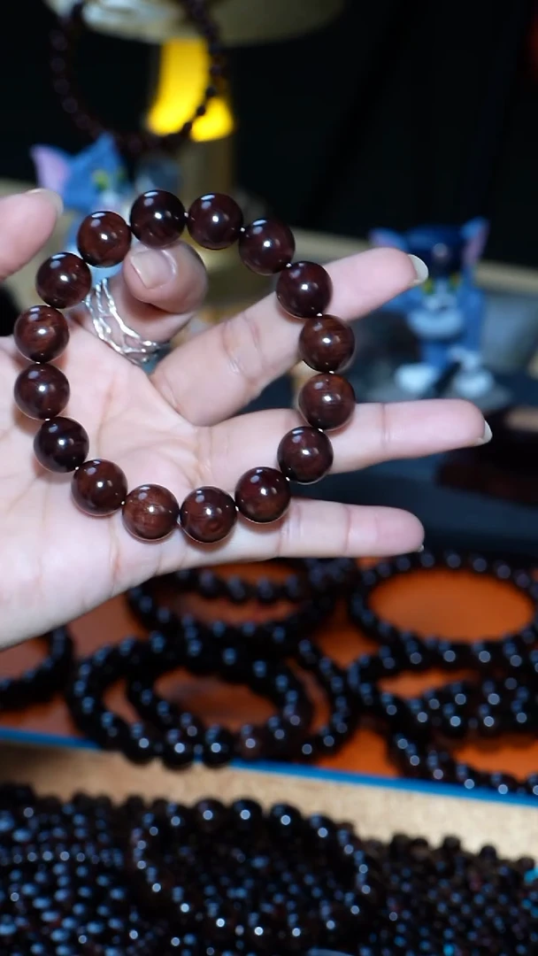 手串/手链黄花梨/降香黄檀【MOYU】海南黄花梨 1.3文玩潮款手串