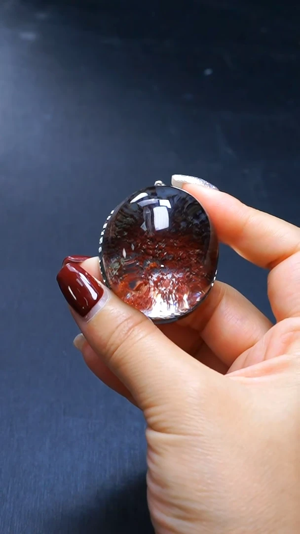 吊坠(不含链)未镶嵌水晶红幽灵吊坠-A16-多样性发其一