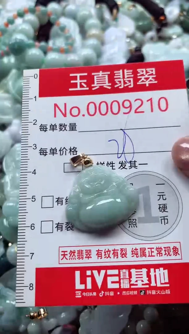 吊坠(不含链)未镶嵌翡翠9210