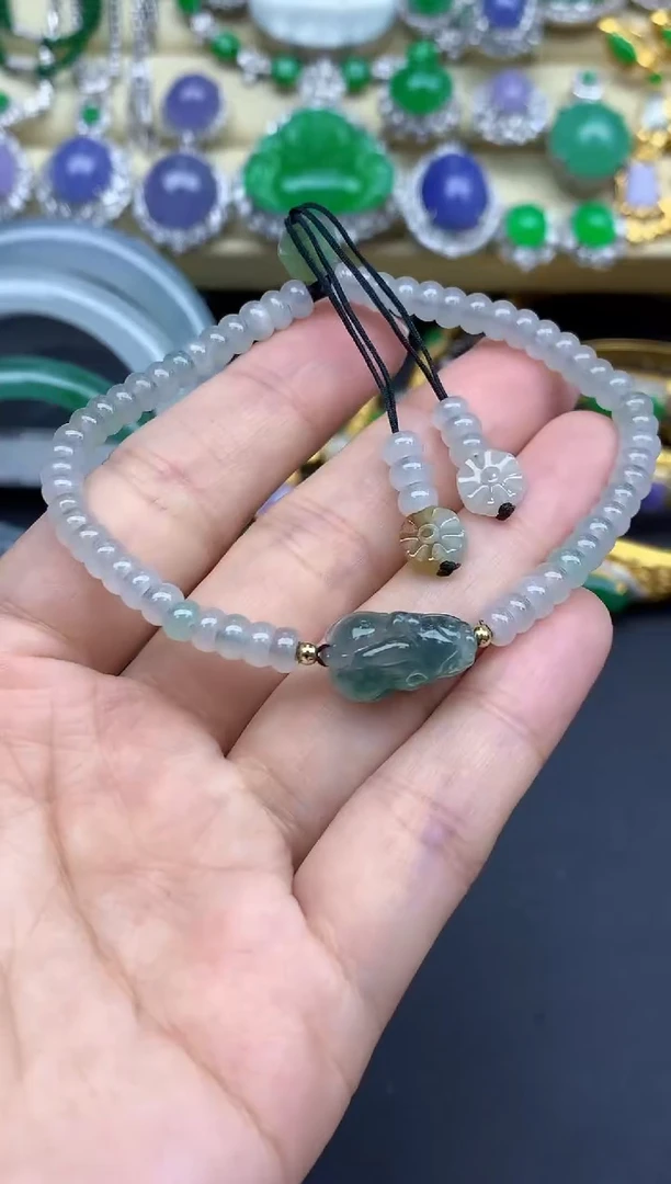 未镶嵌手链翡翠150-春日珠宝