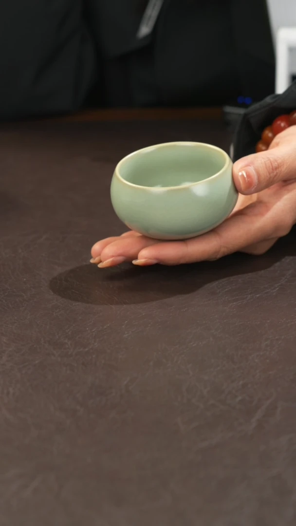 瓷宣宝汝瓷原矿原釉作品