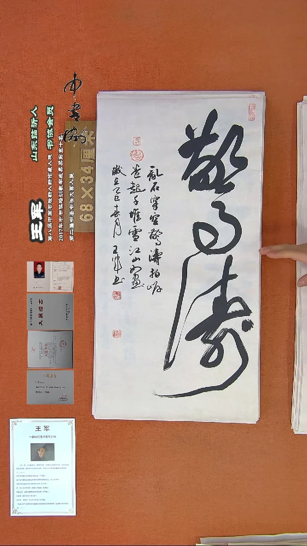 【闪购商品】书法64王军书法作品