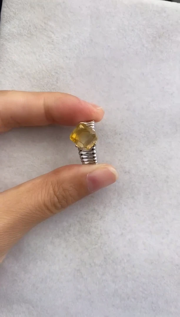 戒指银S925镶嵌水晶10510057-戒指