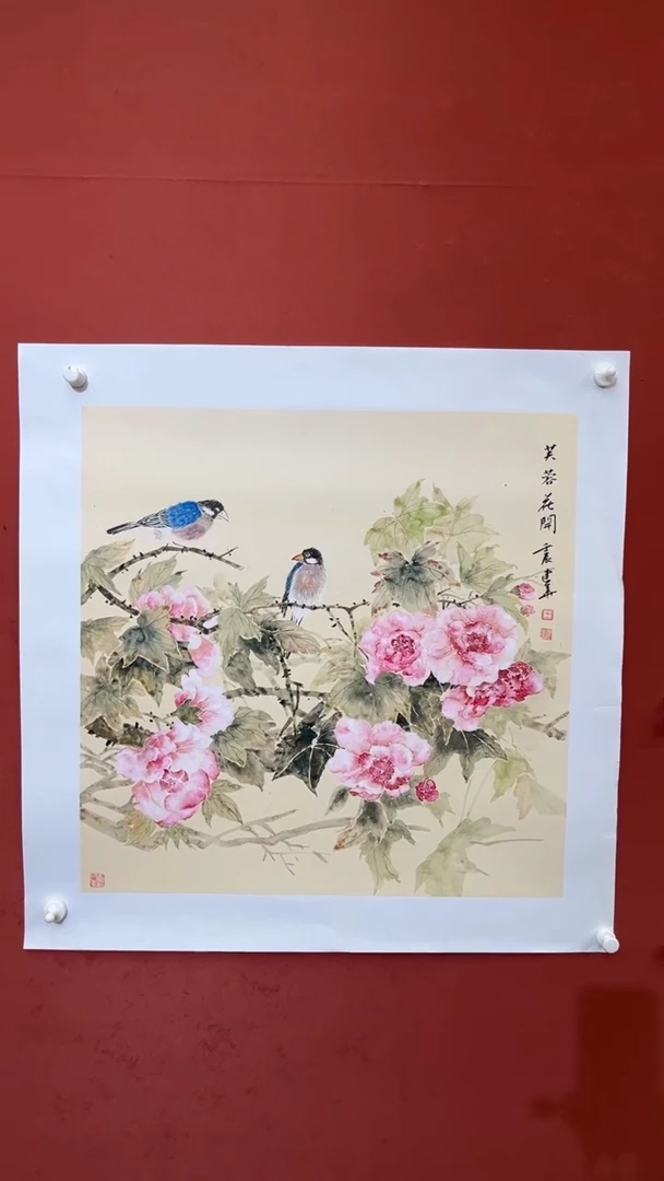 国画王建华老师现场创作 50