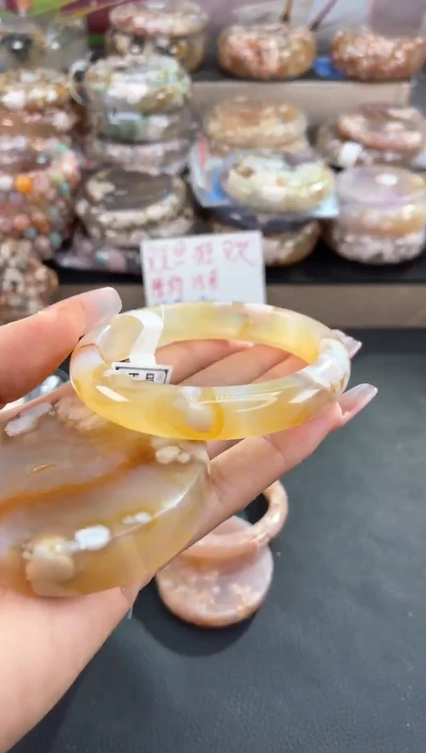 未镶嵌手镯石英质玉61（赠品镯心 不保证完美）