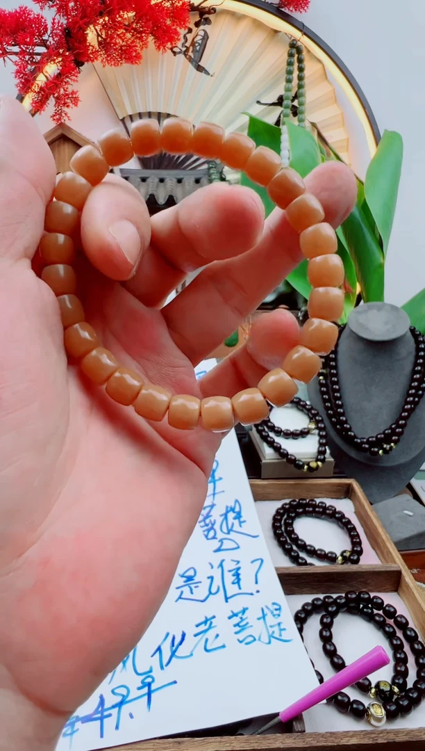 菩提根/象牙果手串?****吹老菩提手串