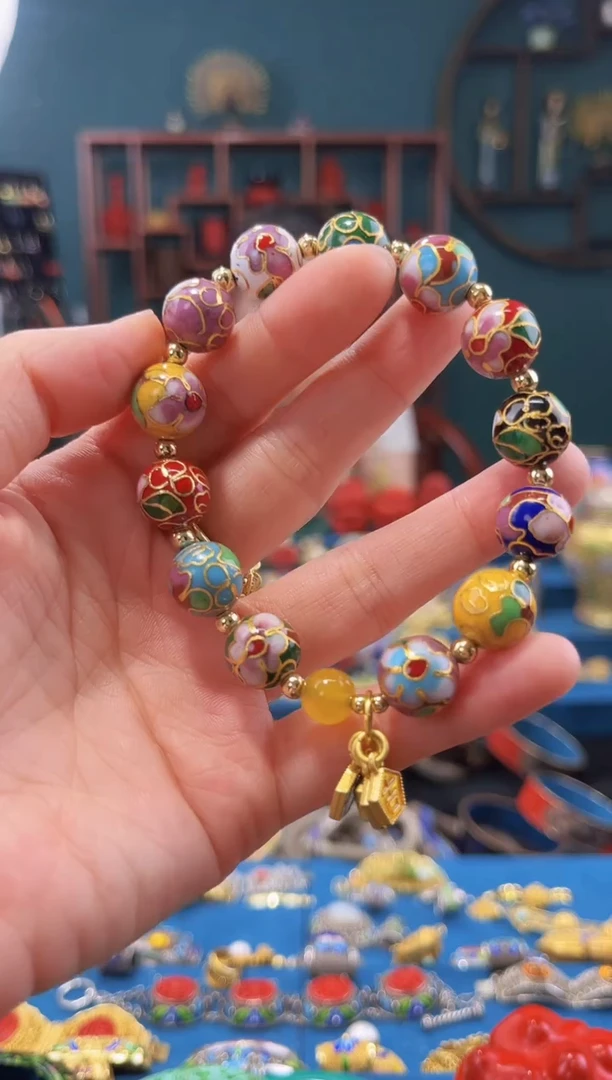 非遗景泰蓝手串 多宝 1.2