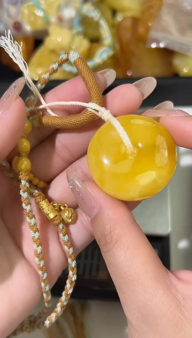 裸石琥珀未镶嵌天然琥珀蜜蜡吊坠