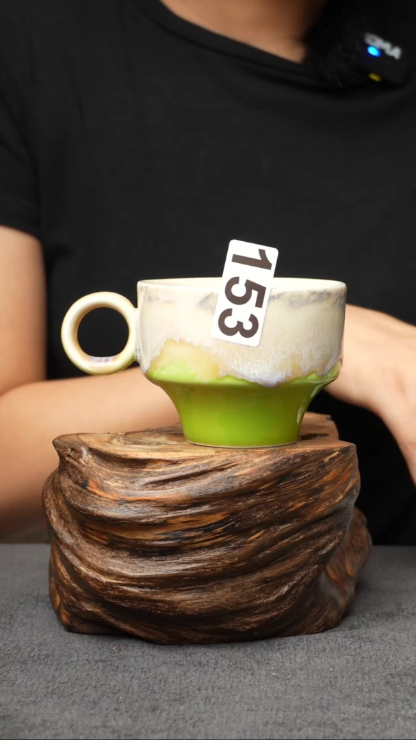 杯子153景德镇手创颜色釉杯（食品级）微瑕