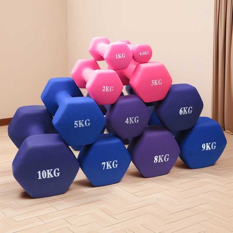 哑铃力量训练实心铸铁哑铃女式哑铃器材运动哑铃男士哑铃实心铸铁