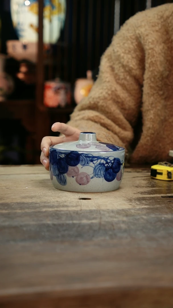 【闪购商品】瓷片景德镇纯手工釉下彩精品花瓶