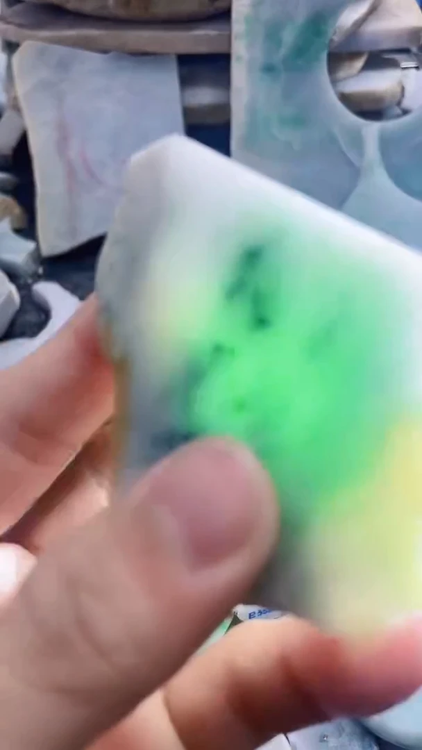 裸石翡翠天然A货翡翠板料