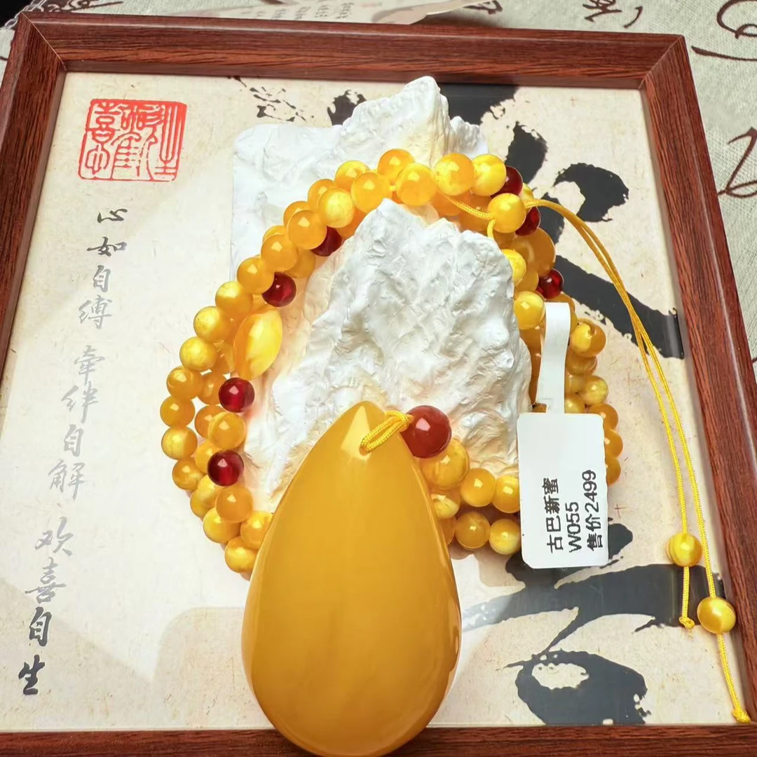 W055古巴新蜜6mm珠珠链小水滴毛衣链