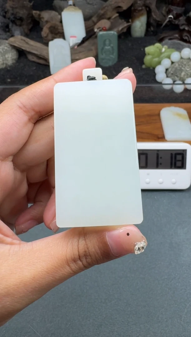 和田玉未镶嵌颈饰妖***丶1