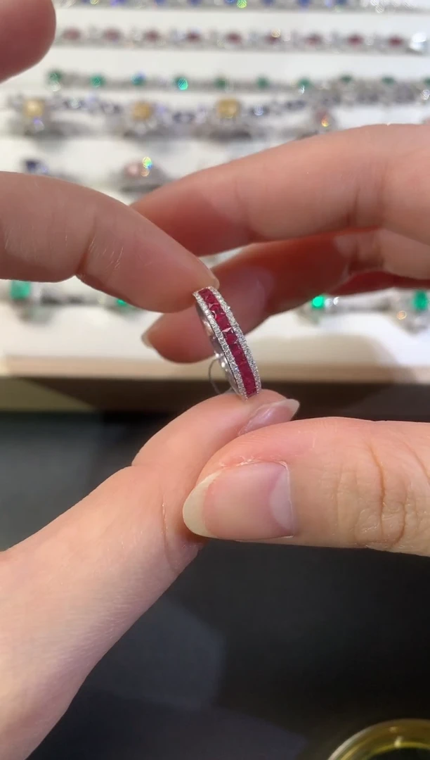 【闪购商品】红宝石戒指18K金镶嵌R244|2500