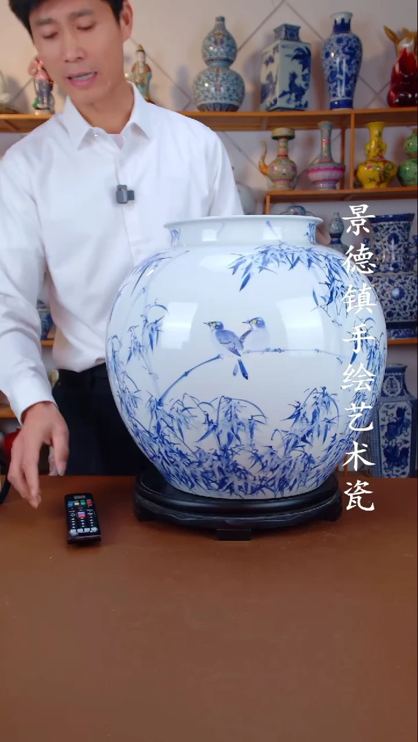 瓶景德镇手工手绘陶瓷摆件67