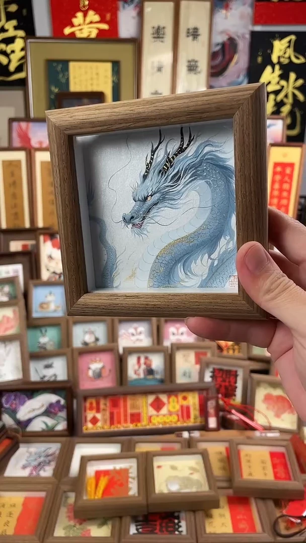 国画纯手绘书法绘画作品