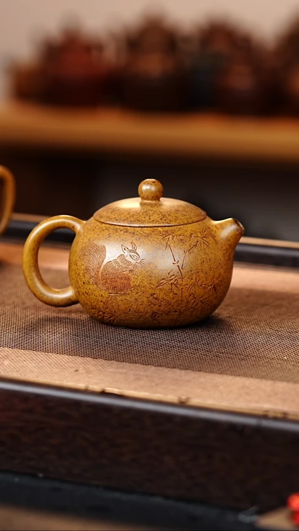 茶杯紫砂原矿紫砂壶