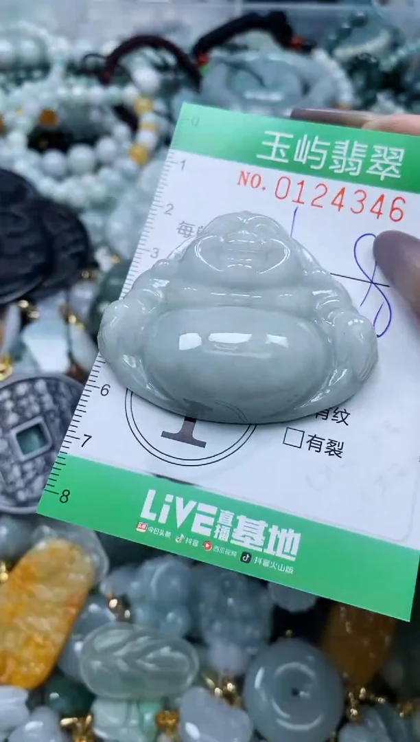 翡翠未镶嵌颈饰闪购0124346
