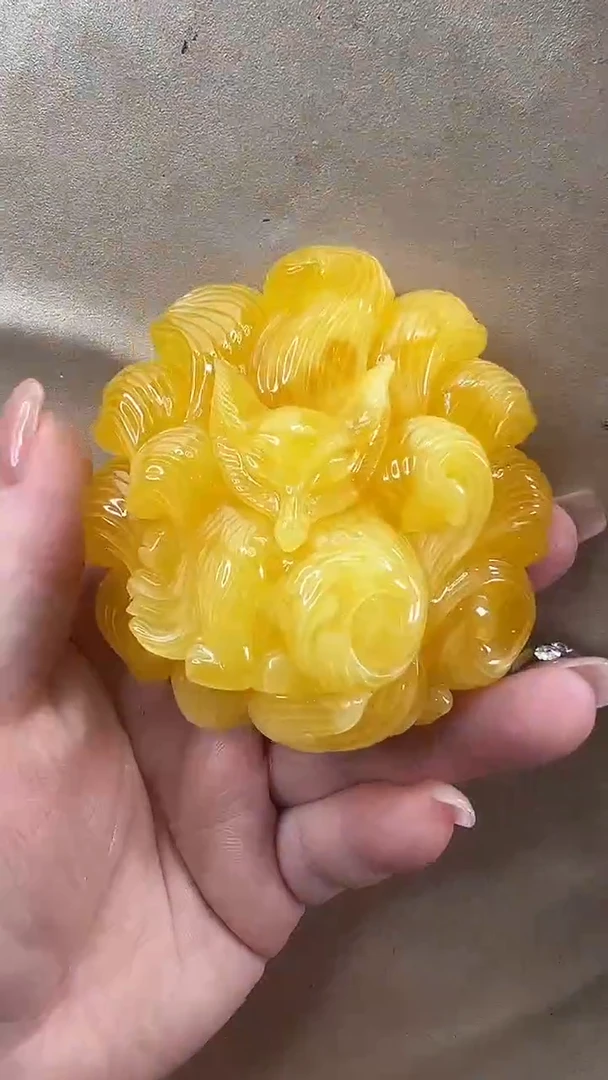 琥珀颈饰未镶嵌吊坠