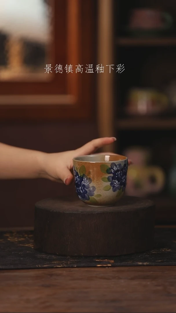 陶瓷景德镇高温釉下手绘陶瓷187