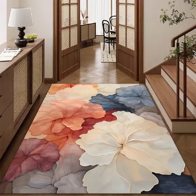 8428【100*140】 硅藻泥吸水防滑地垫门口地毯玄浴室简约入户门