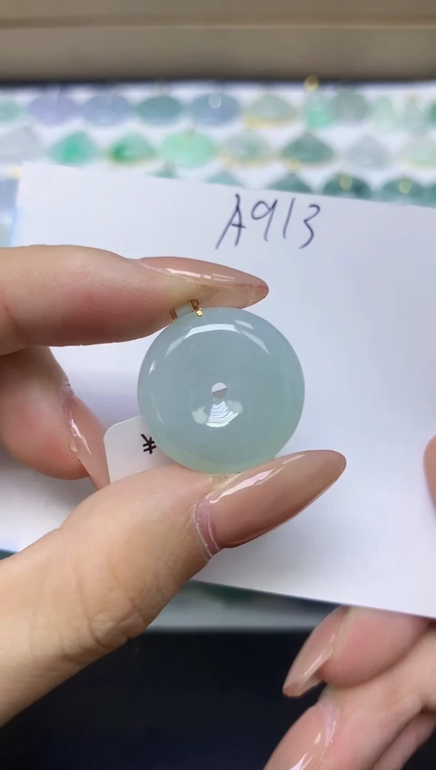 颈饰未镶嵌翡翠天然缅甸A货翡翠百元以上9元证书费自理