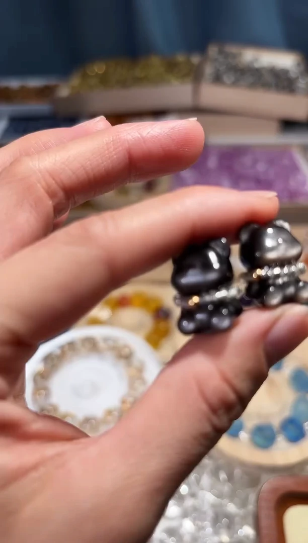 未镶嵌手串水晶银耀小熊一个约宽卡13