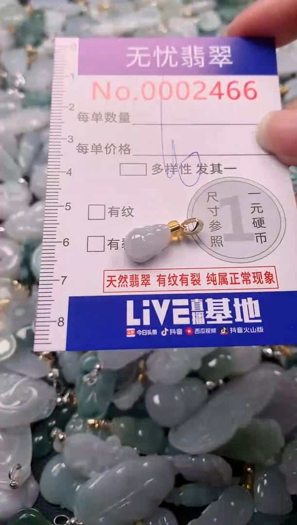 颈饰未镶嵌翡翠24466