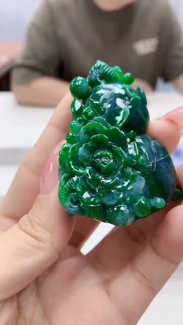 未镶嵌定制翡翠4917ty-毛货挂件148