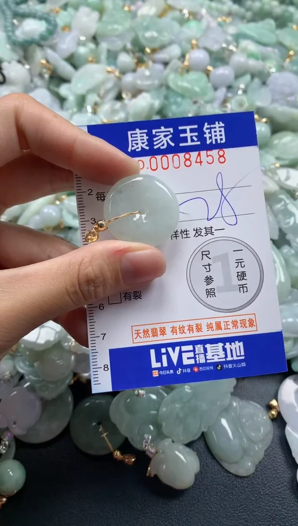 颈饰未镶嵌翡翠8458