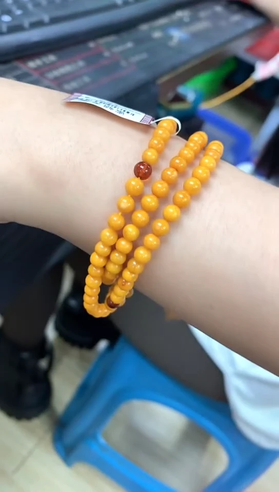 手链琥珀未镶嵌手链20