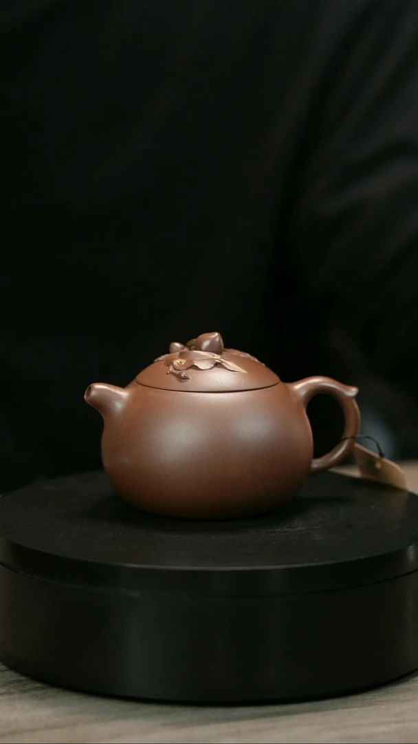 茶壶紫砂海***、H2312赵信军底槽青寿桃西施