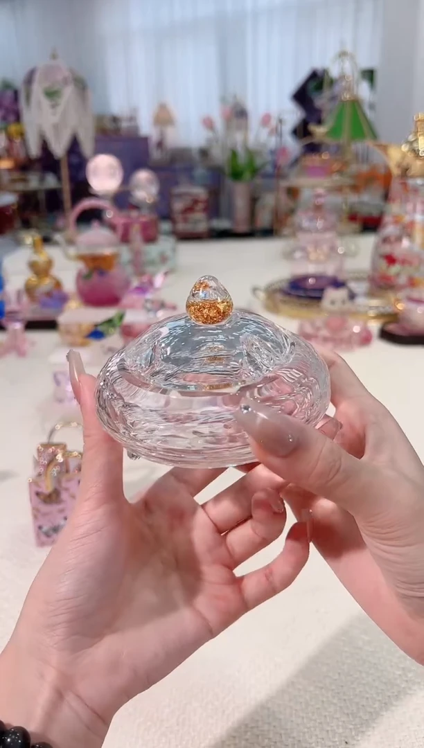K9水晶香炉 金箔