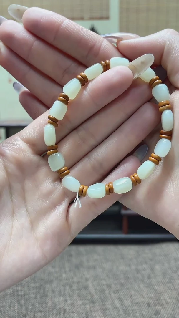 【闪购商品】和田玉手串未镶嵌原石手串多人