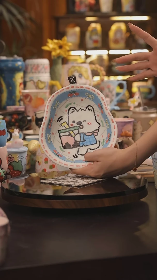 景德镇釉下彩绘设计师款式陶瓷