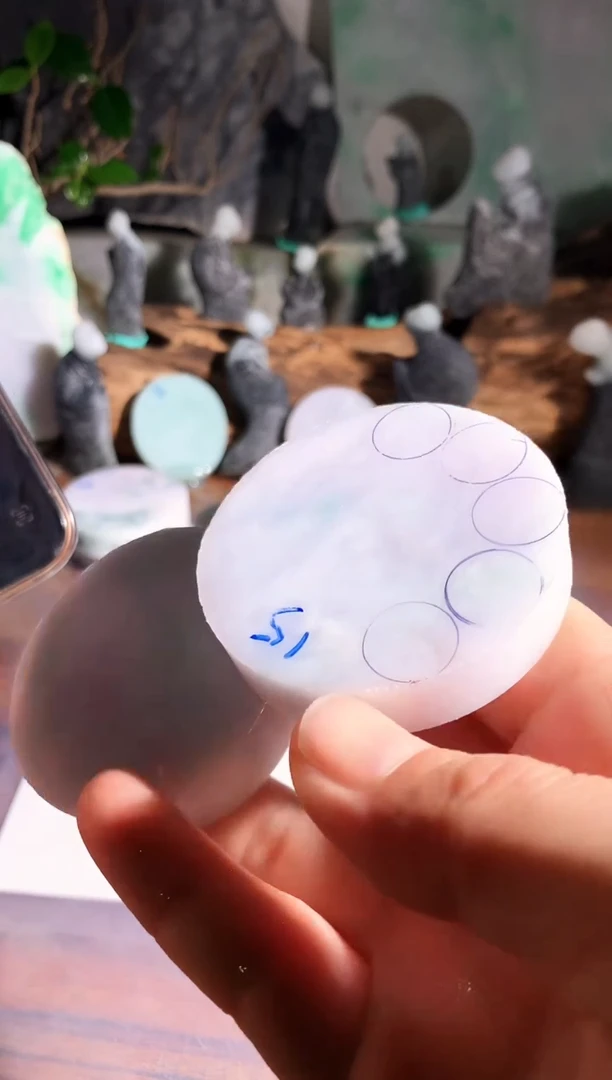 翡翠未镶嵌吊坠(不含链)E534