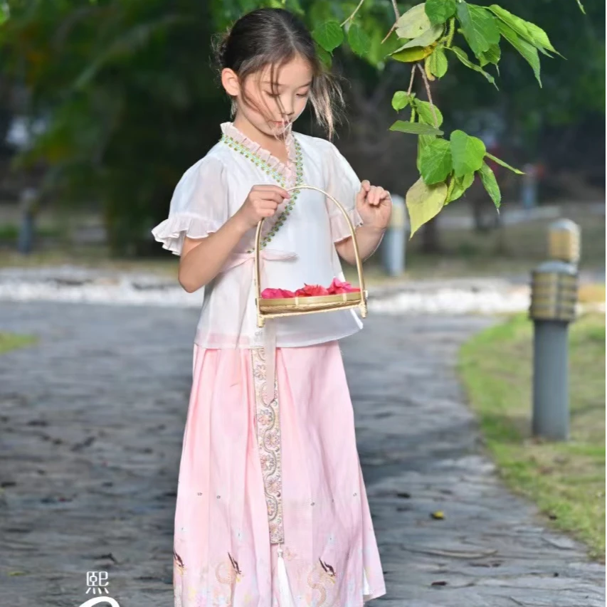 4782国风连衣裙马面裙套装