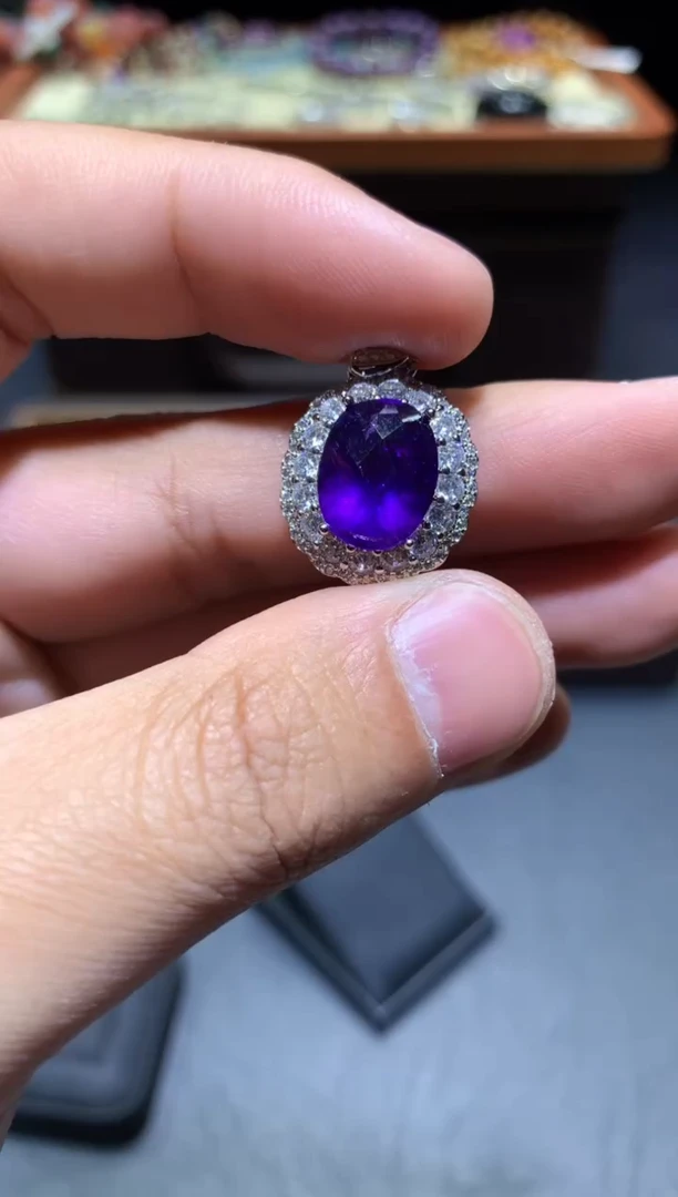 【闪购商品】紫晶颈饰未镶嵌P107【所见即所得】