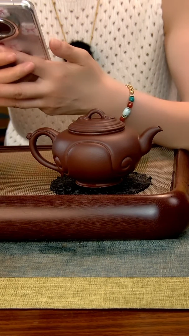 茶壶紫砂徐记福康 原矿紫砂 4