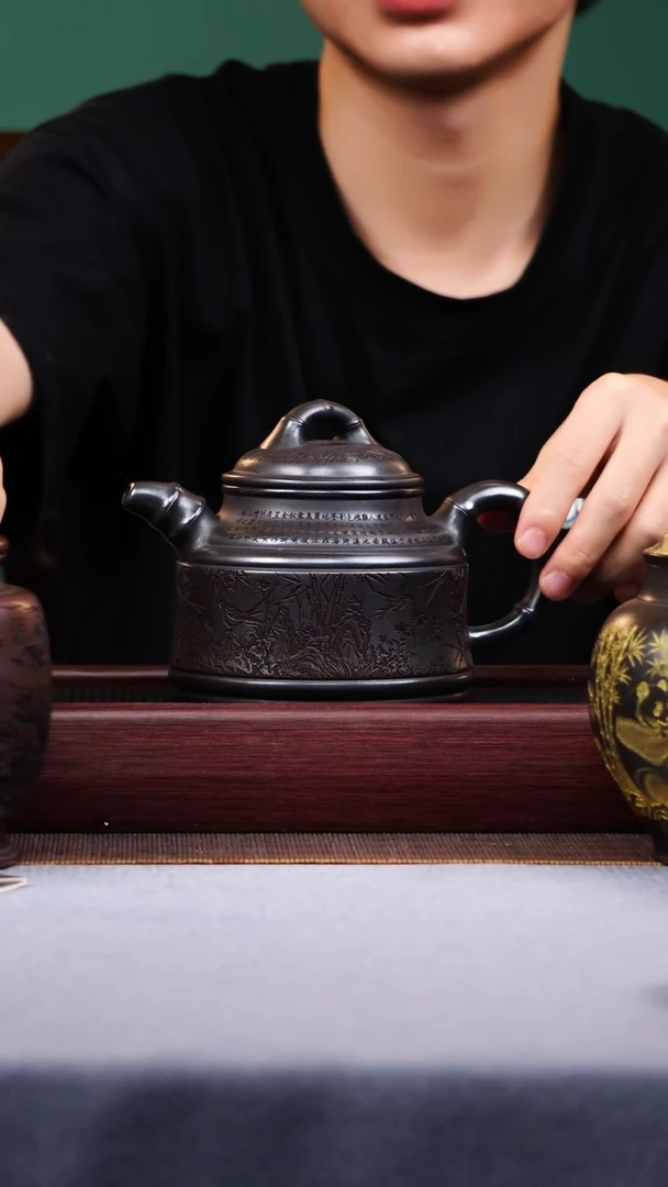 茶壶紫砂宜兴原矿紫砂作品