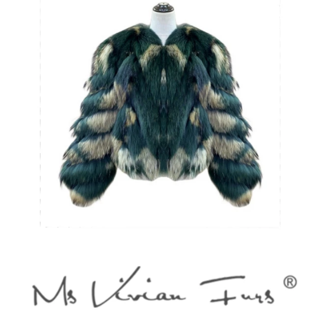 【孤品特价】金岛貉皮草外套女 v12023ym 瑶瑶