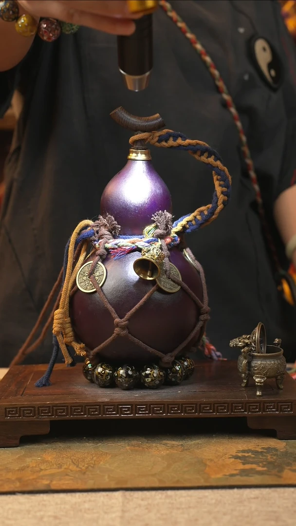596大漆一物一拍记葫堂出品【不带手串】