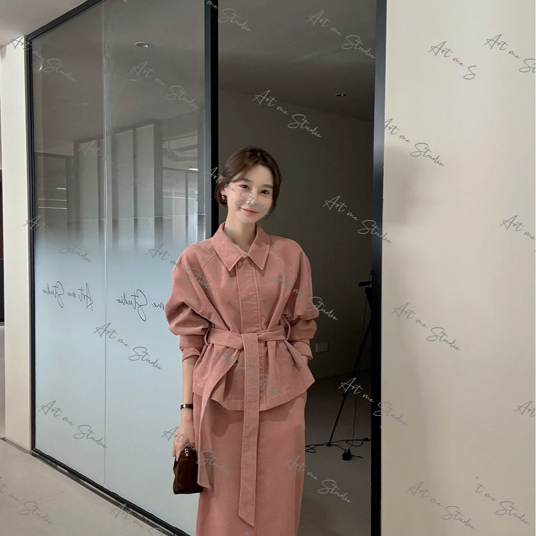【ART ME】100棉甜酷复古吸睛自带挺括质感完美头肩比例套装w1903l2