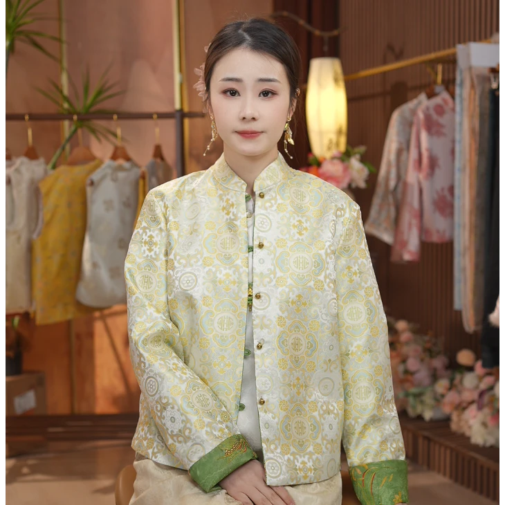 《 似春年-外套》新中式春季国风休闲百搭双面穿清爽外套